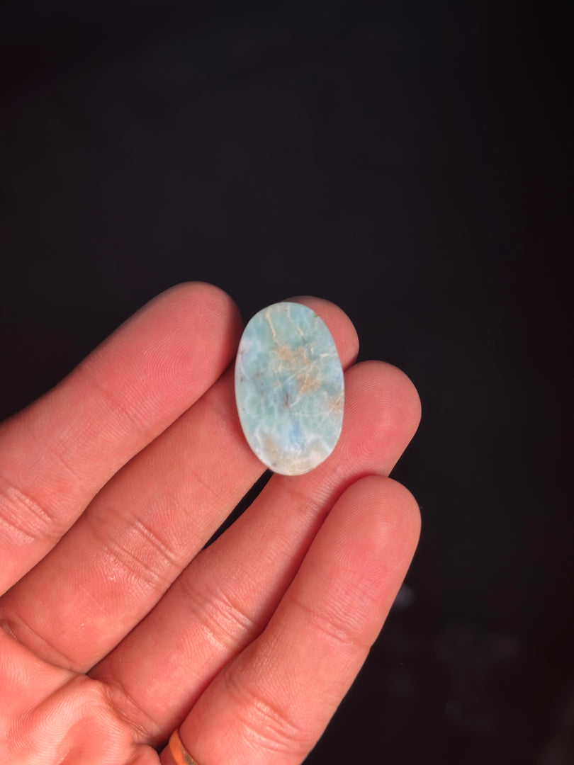 Premium Larimar Crystal 5.56g – Natural Blue Stone for Spiritual Healing & Serenity