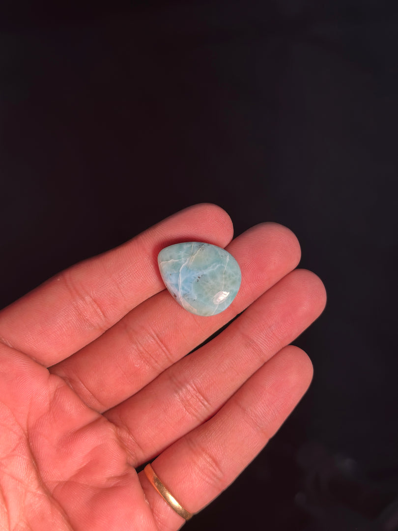 Natural Larimar Crystal 6.54g – Healing Stone for Peace, Clarity & Positive Energy