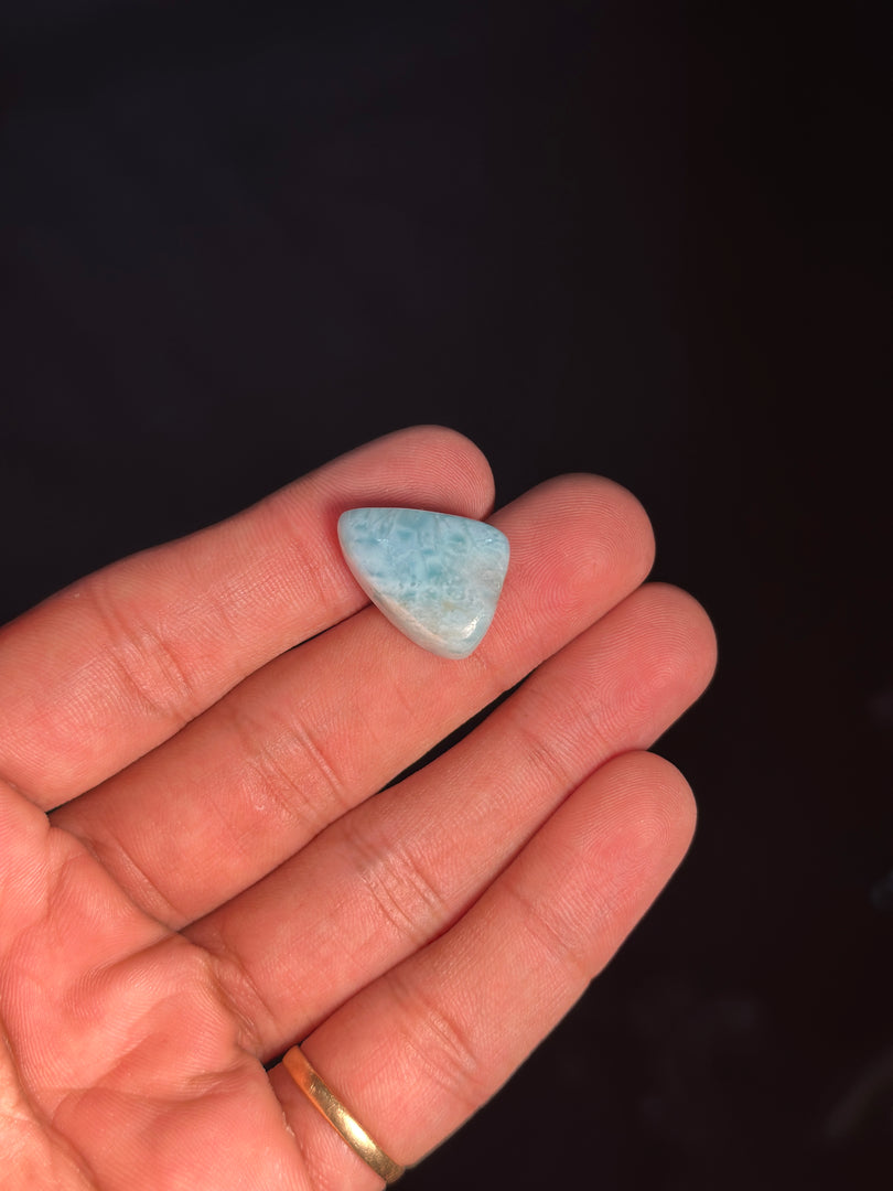Authentic Larimar Gemstone 4.57g – Natural Healing Crystal for Stress Relief & Positivity
