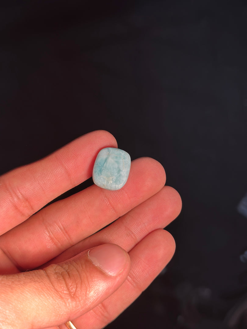 Larimar Crystal 3g – Genuine Blue Pectolite Healing Stone for Peace & Balance