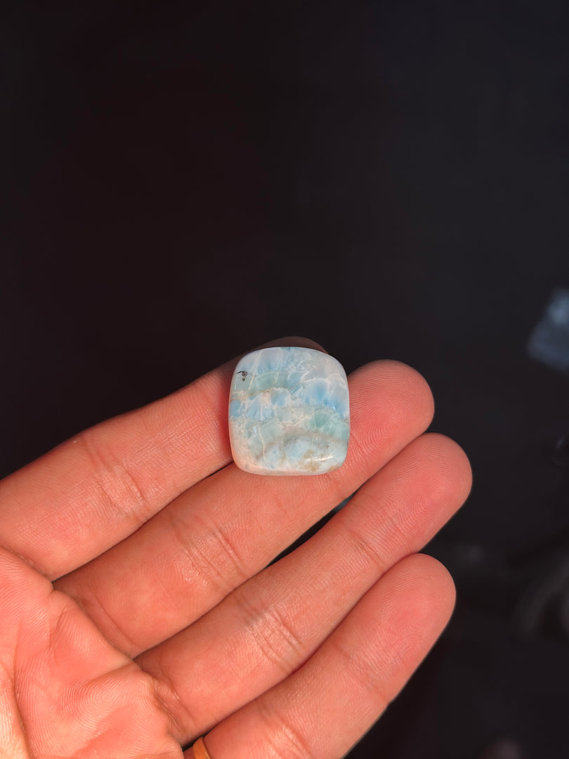 Larimar Stone 8.17g – Authentic Healing Crystal for Mind Balance & Stress Relief
