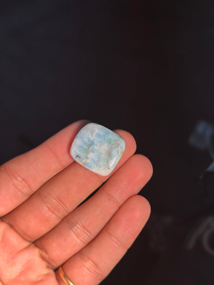 Larimar Stone 8.17g – Authentic Healing Crystal for Mind Balance & Stress Relief