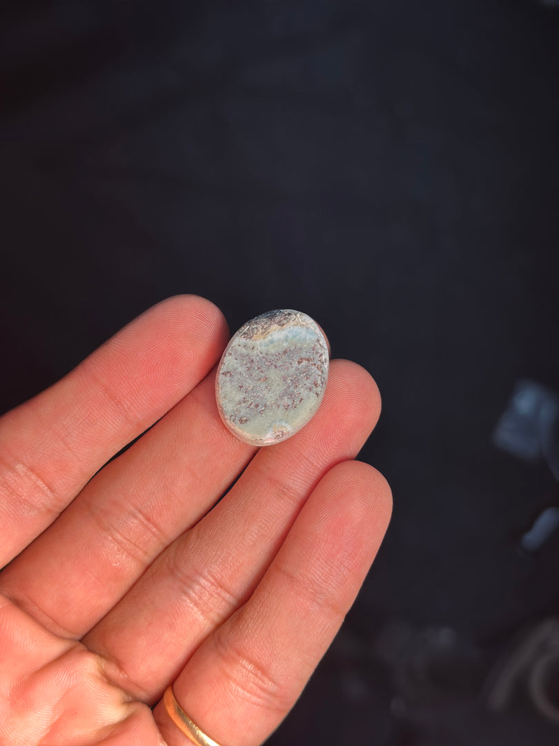 Blue Larimar Gemstone 8.3g – Natural Crystal for Calmness & Spiritual Growth