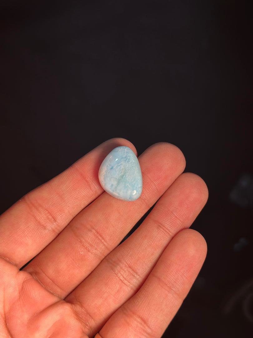 Raw Larimar Stone 5.08g – Caribbean Healing Crystal for Calmness & Emotional Balance