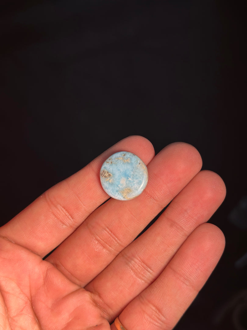 Natural Larimar Crystal 3.07g – Healing Stone for Peace, Clarity & Positive Energy