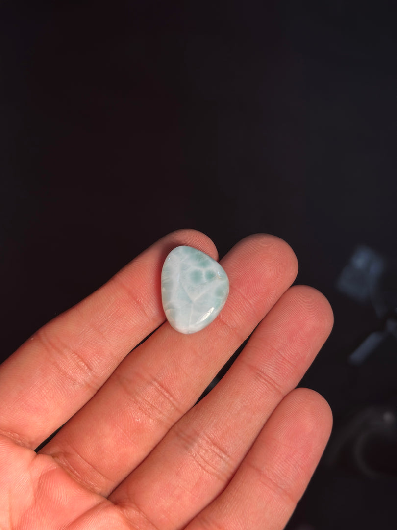 Premium Larimar Crystal 3.77g – Natural Blue Stone for Spiritual Healing & Serenity