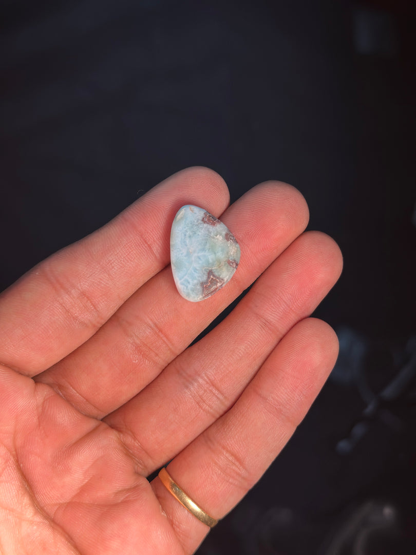 Raw Larimar Stone 4.470g – Caribbean Healing Crystal for Calmness & Emotional Balance