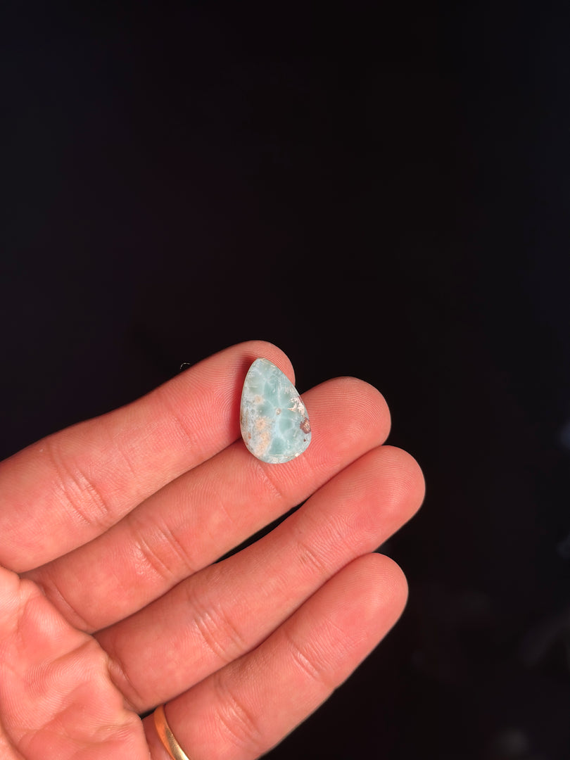 Natural Larimar Stone 2.37g – Rare Healing Crystal for Calm & Ocean Energy
