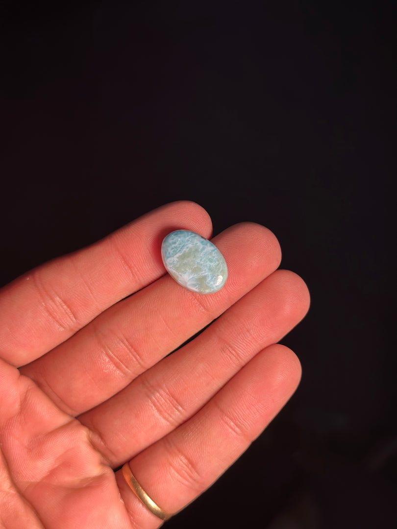 Premium Larimar Crystal 3.00g – Natural Blue Stone for Spiritual Healing & Serenity