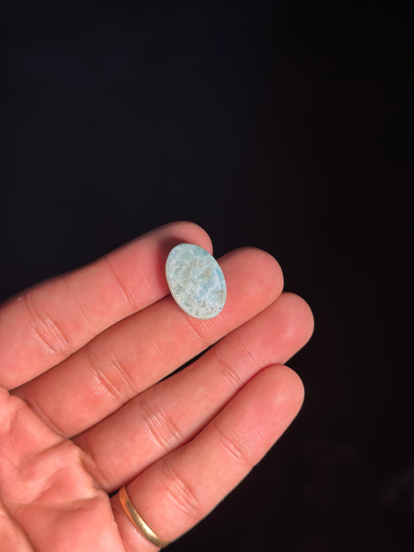 Premium Larimar Crystal 3.00g – Natural Blue Stone for Spiritual Healing & Serenity