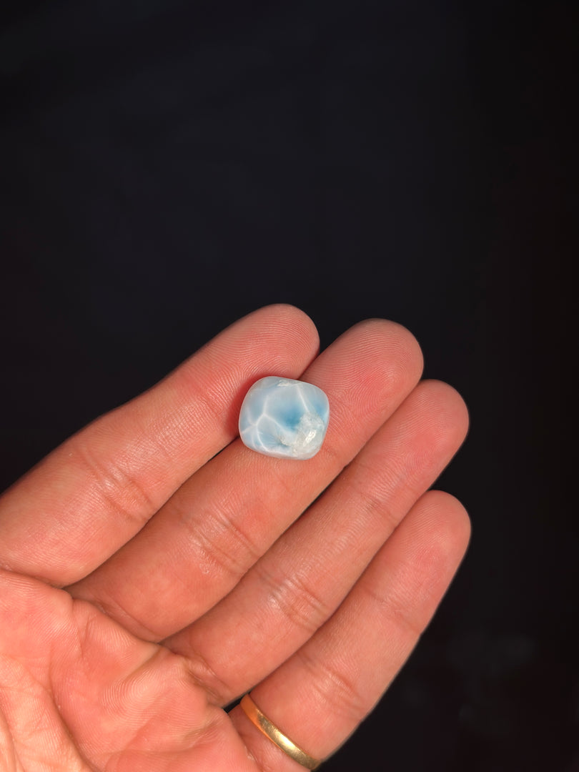 Authentic Larimar Gemstone 3.15g – Natural Healing Crystal for Stress Relief & Positivity