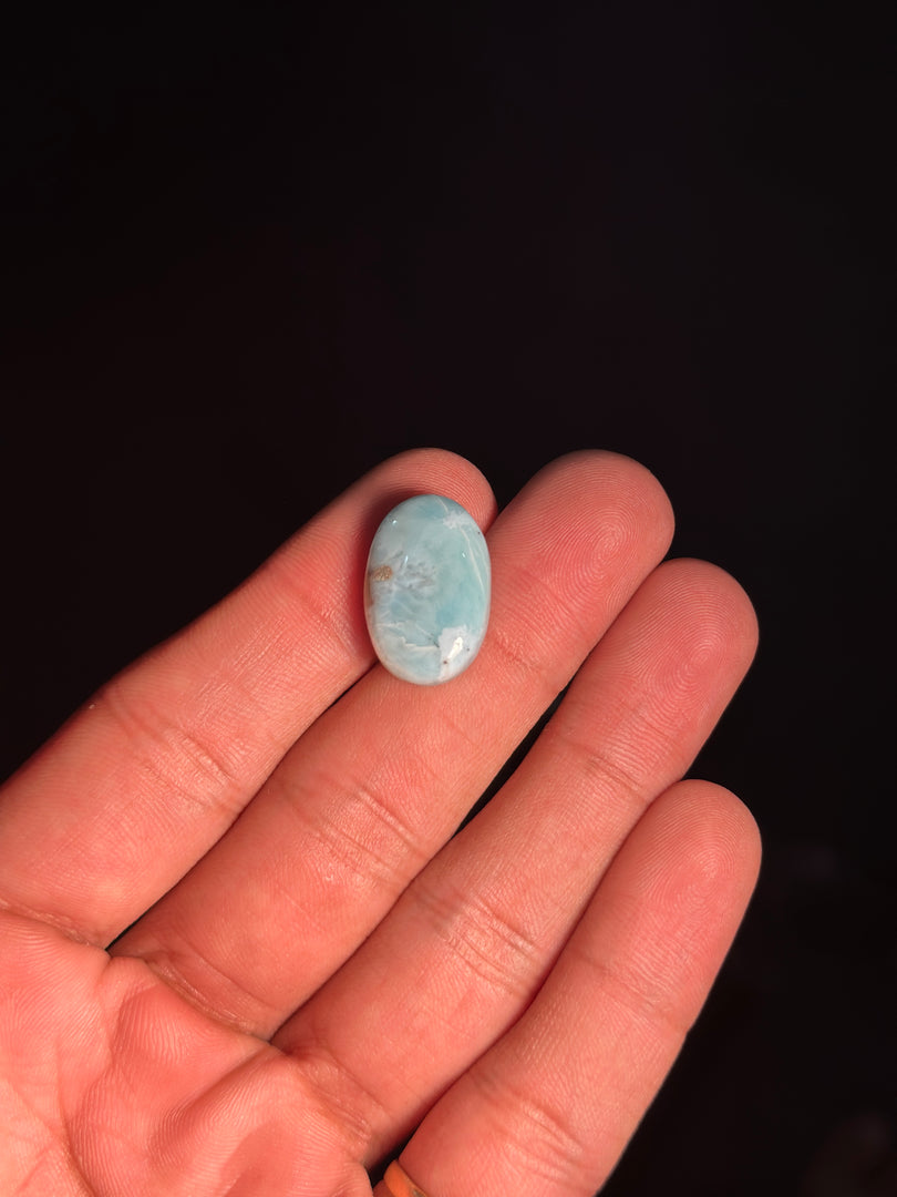 Raw Larimar Stone 3.42g – Caribbean Healing Crystal for Calmness & Emotional Balance