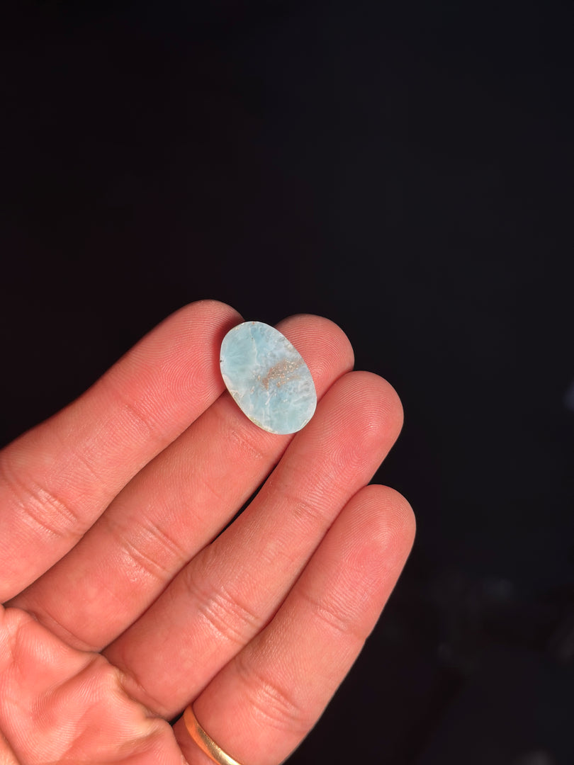Raw Larimar Stone 3.42g – Caribbean Healing Crystal for Calmness & Emotional Balance
