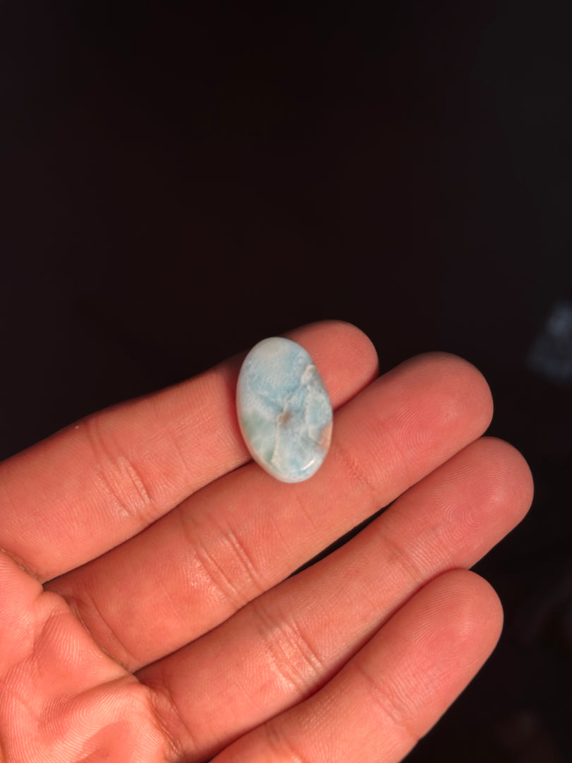 Raw Larimar Stone 3.29g – Caribbean Healing Crystal for Calmness & Emotional Balance