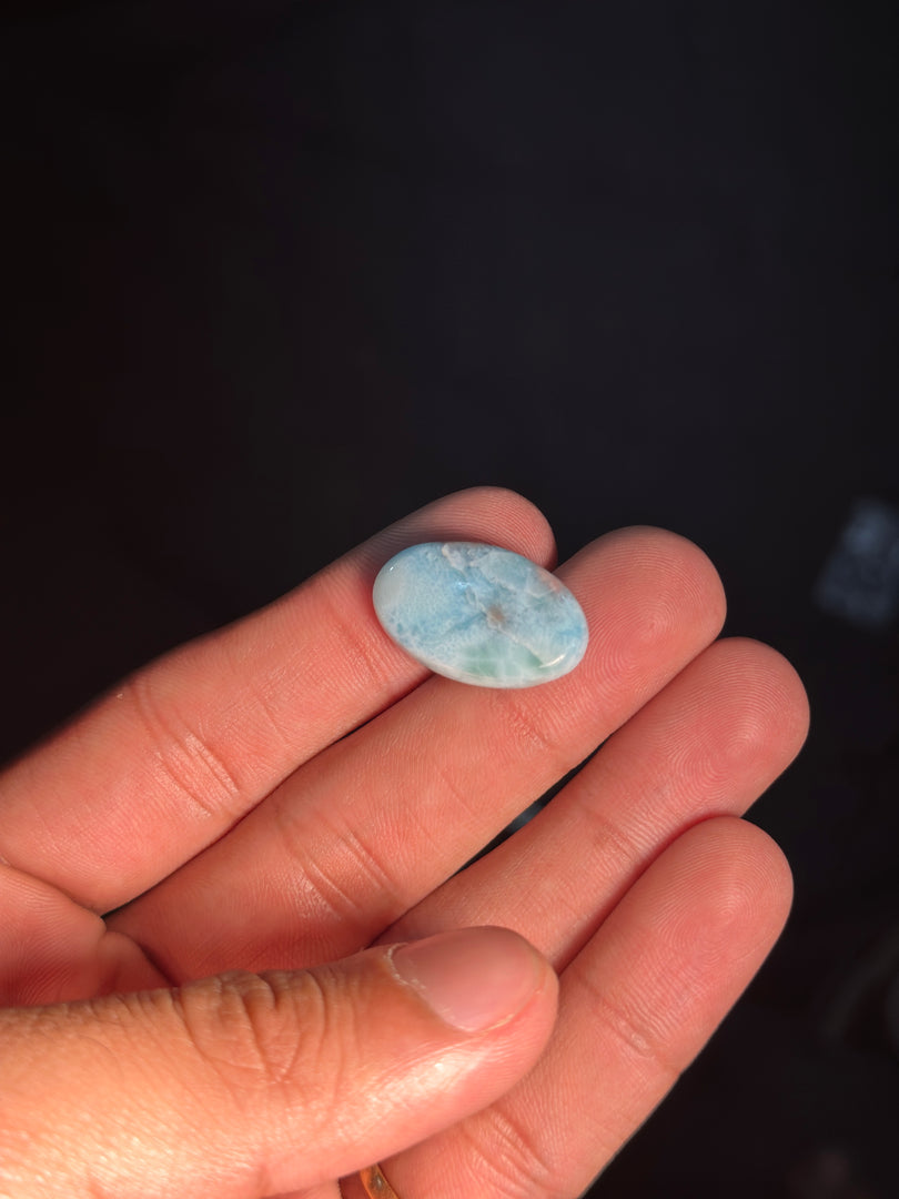 Raw Larimar Stone 3.29g – Caribbean Healing Crystal for Calmness & Emotional Balance