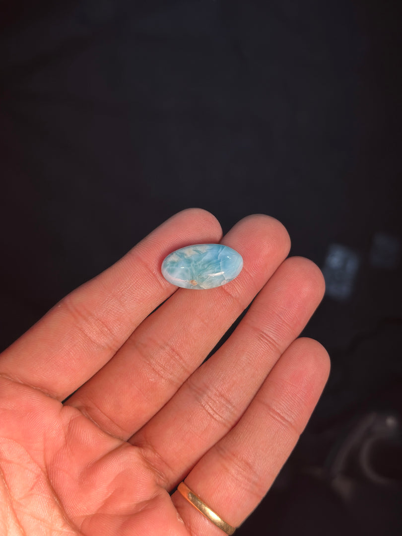 Premium Larimar Crystal 3.22g – Natural Blue Stone for Spiritual Healing & Serenity