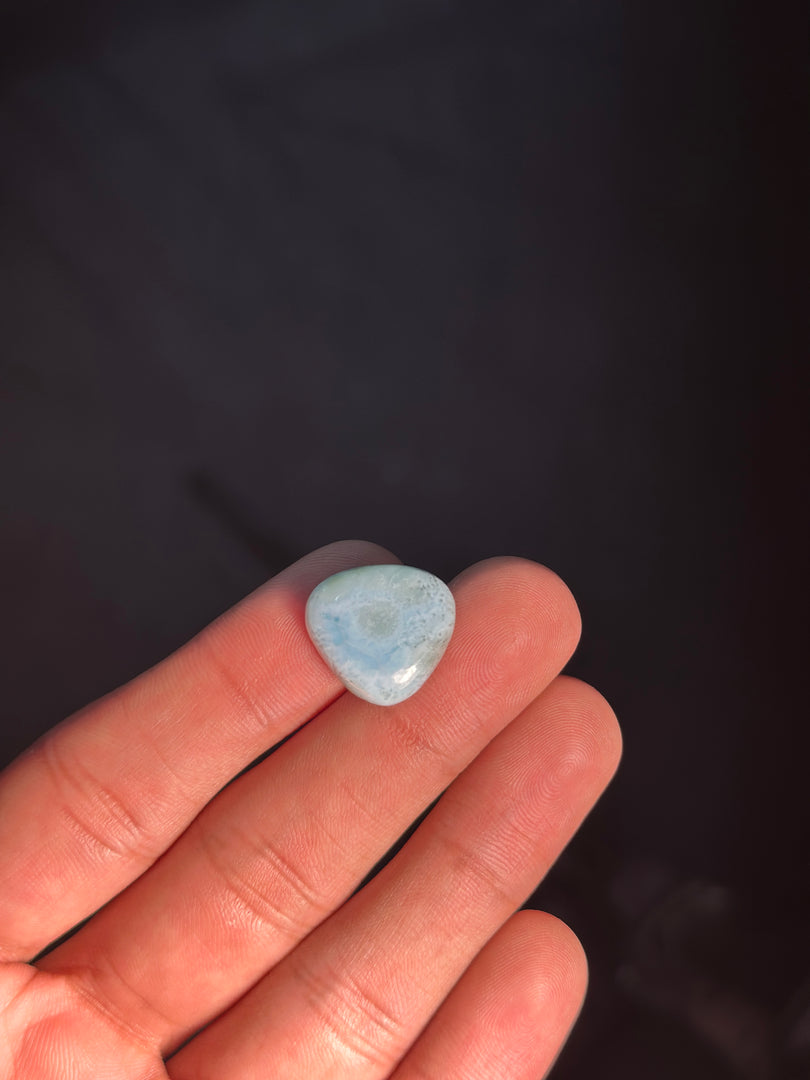 Larimar Crystal 2.91g – Genuine Blue Pectolite Healing Stone for Peace & Balance