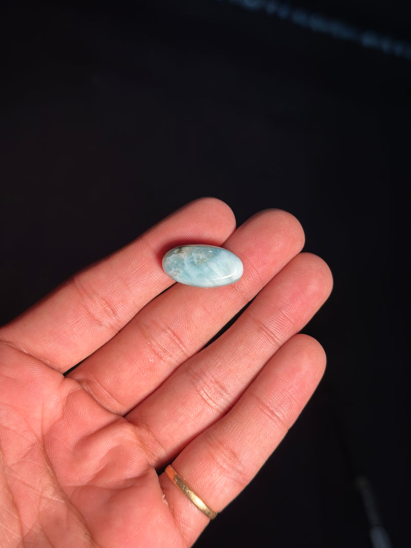 Larimar Stone 3.54g – Authentic Healing Crystal for Mind Balance & Stress Relief