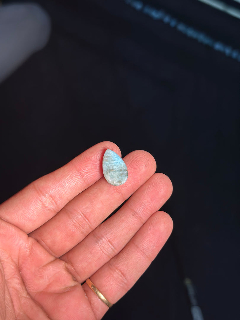 Natural Larimar Crystal 2.35g – Healing Stone for Peace, Clarity & Positive Energy