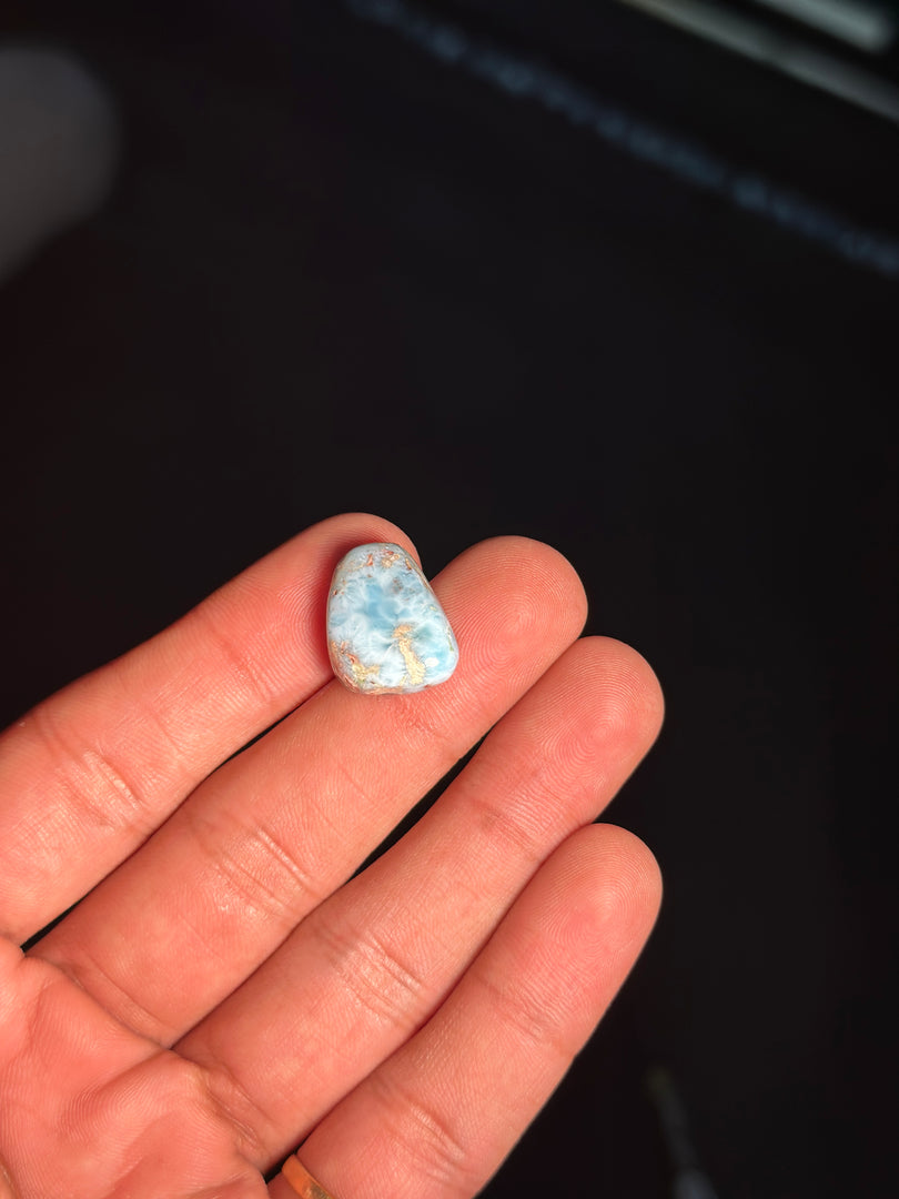 Larimar Gemstone 3.12g – Rare Ocean Blue Crystal for Relaxation & Energy Healing