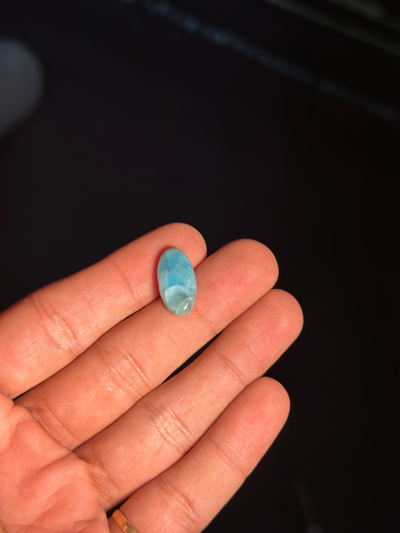 Larimar Stone 1.69g – Authentic Healing Crystal for Mind Balance & Stress Relief