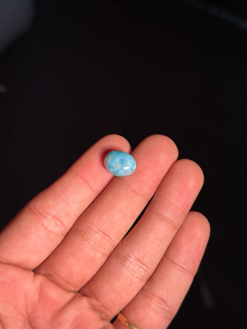 Authentic Larimar Gemstone 1.89g – Natural Healing Crystal for Stress Relief & Positivity