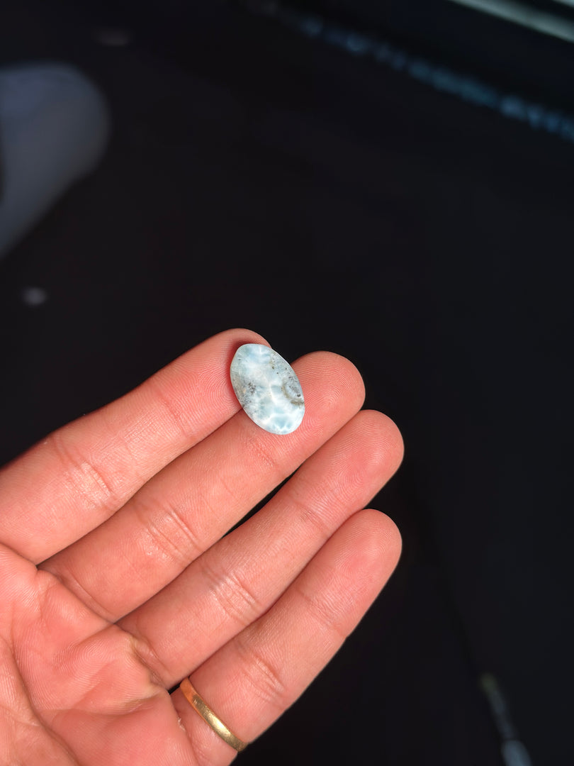 Blue Larimar Gemstone 2.38g – Natural Crystal for Calmness & Spiritual Growth
