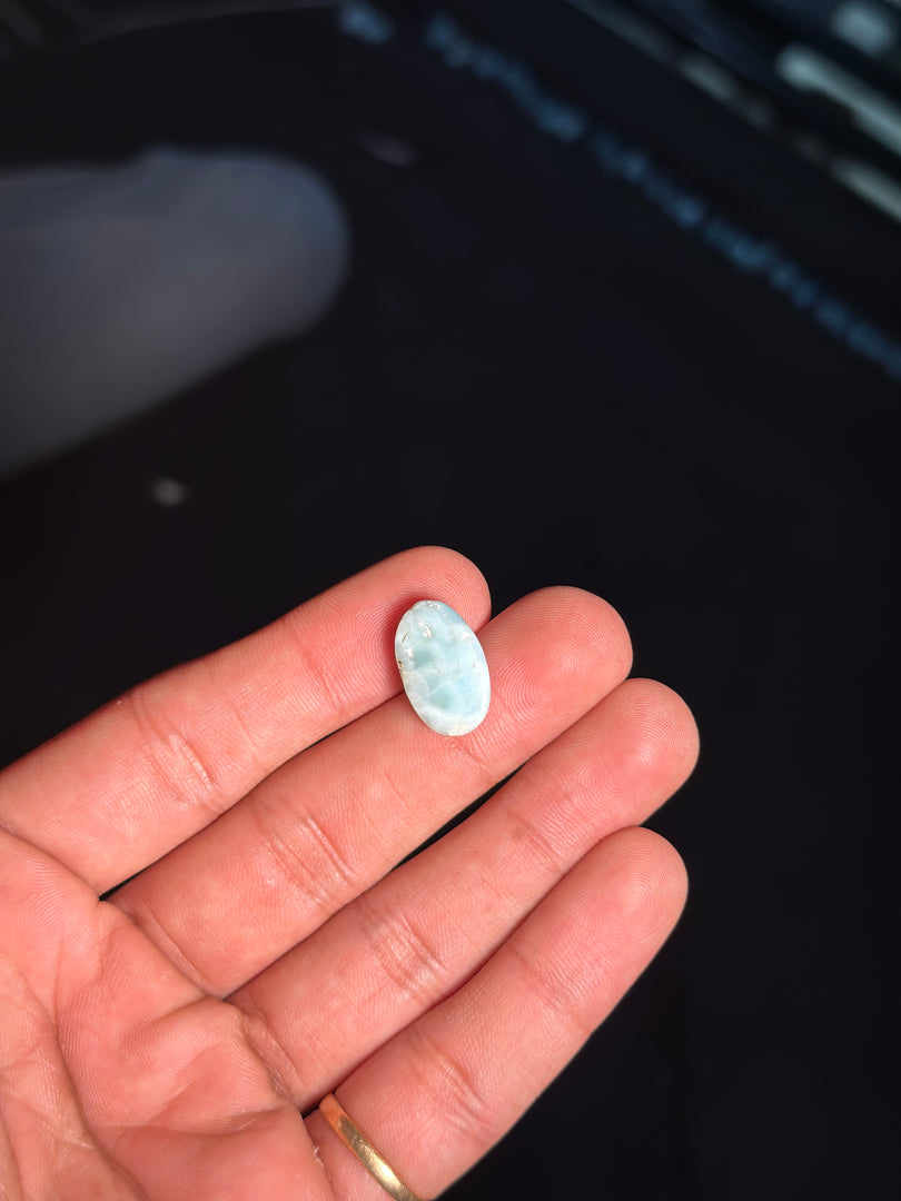 Larimar Gemstone 2.0g – Rare Ocean Blue Crystal for Relaxation & Energy Healing