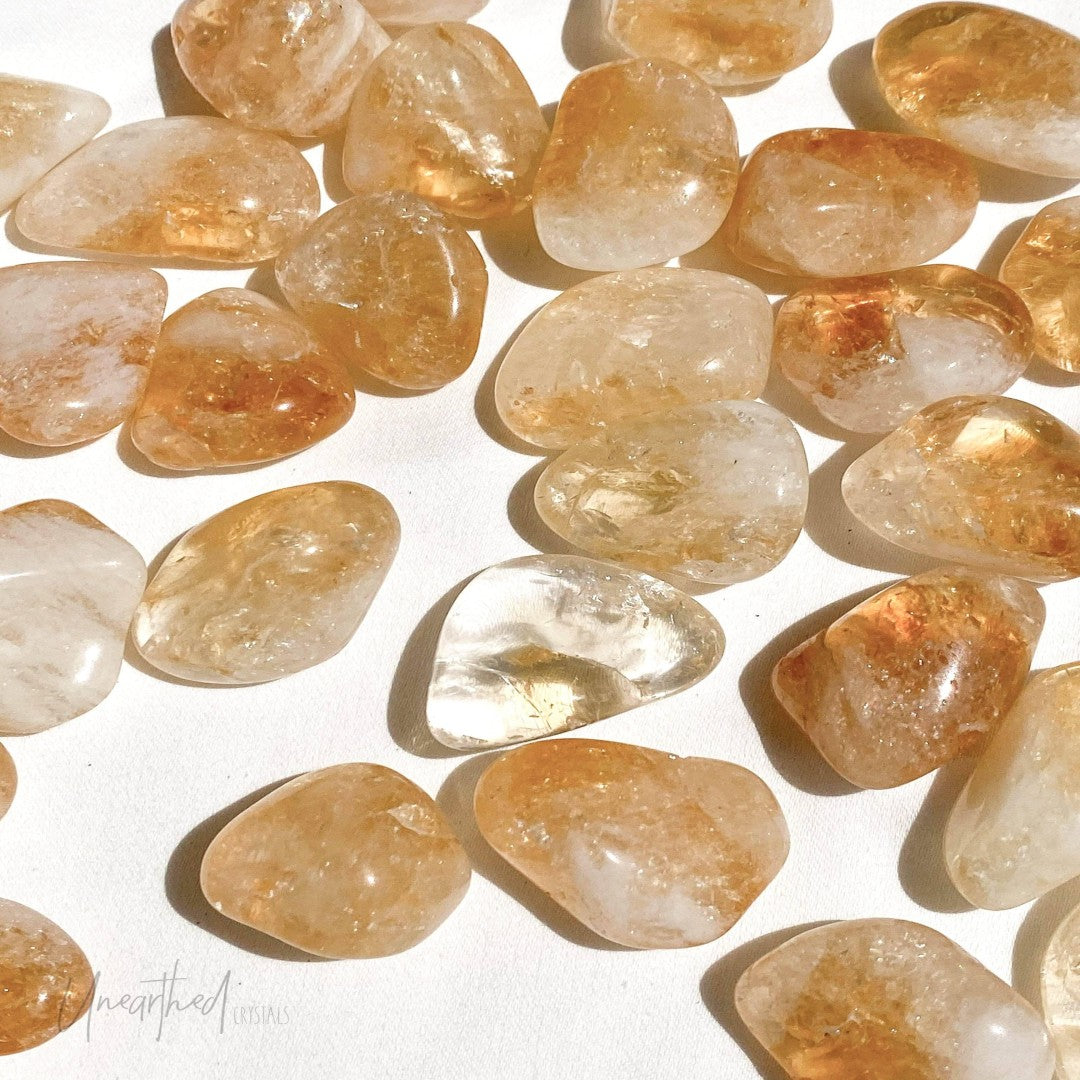 Citrine Tumble (Optimism and Abundance)