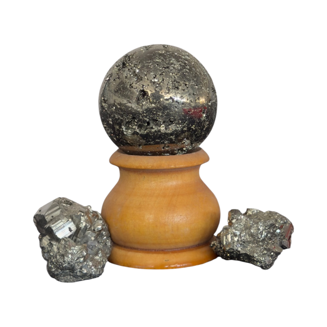 Pyrite Sphere – Vibrating Crystals, Jaipur